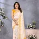 WHITE-YLW__Anand Saree
