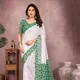 White,Green__Anand Saree