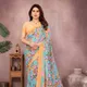Orange,Light blue__Anand Saree