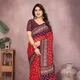 Red, Brown__Anand Saree