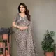 Grey::Beige__Anand Saree