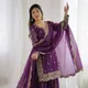 purple __Riddhi Fab