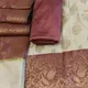 Tussar contrast Brown