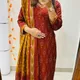 Maroon__Libas Kurta