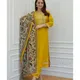 Yellow__Libas Kurta