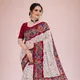 Off White and Maroon__T.J. SAREES
