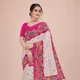 Off White and Pink__T.J. SAREES