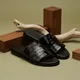Croco Patent Black__Delefs Fashion