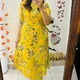 Yellow__Kalki Kurti