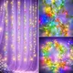 Leaf Curtain Light (Multicolor)__Spark world