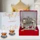 Silver With 2 Diya__International Gift