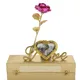 Pink Rose With Photo Frame Stand__International Gift