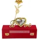 Golden Rose With Photo Frame Stand__International Gift