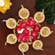 Flower with Diya__International Gift