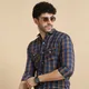Blue & Yellow & Dark Blue__Ethnic Trendz
