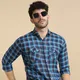Dark Blue & Light Blue & Brown__Ethnic Trendz