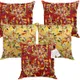 Maroon & Beige__INDOAMOR