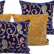 Dark Blue & Gold__INDOAMOR