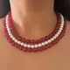 Ruby Red & Pearly Cream__NuPearls