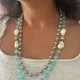 Light Blue, Grey & White Pearls__NuPearls
