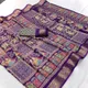 Purple Kalamkari __Kalyani Saree
