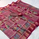 Pink Kalamkari __Kalyani Saree