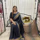 Navy Blue And Morpich__Bollywood Replica