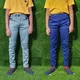 Olive & Navy Blue__The Impeccable Fit