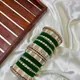Green__Wedding Chuda by Hitesh Bangles