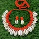 Orange & White__Jewels Wala