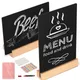 4 Set Chalkboard & Wooden Base__Desi Rang