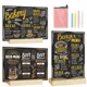 4 Set Chalkboard & Wooden Base__Desi Rang