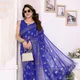 ROYAL BLUE__A M Sarees