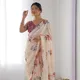 CREAM__A M Sarees