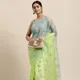 Light green & Gray__A M Sarees
