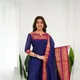 Blue And  Pink__VASTRA FABRIC