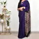 ROYAL BLUE WITH PURPAL__Store Of Ajrakh