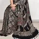 Black and Maroon Ajrakh__Store Of Ajrakh 