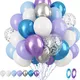 Blue, Purple & Silver__Lazybeee
