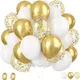 Metallic Gold & White__Lazybeee