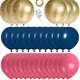 Navy Blue & Rose Pink__Lazybeee
