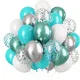Teal, Blue & Silver__Lazybeee