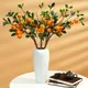 Artificial Orange Flower Stick__Novelty Enterprises