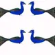 Handmade Peacock 4 Pcs__Novelty Enterprises