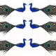 Handmade Peacock 6 Pcs__Novelty Enterprises