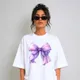 WHITE LAVENDER BOW__House Of Blacksmithx