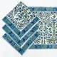 Green,Blue and White