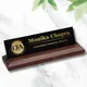 Black Plate with Gold Lettering__Craftick
