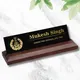 Black Plate with Gold Lettering__Craftick