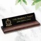 Black Plate with Gold Lettering__Craftick